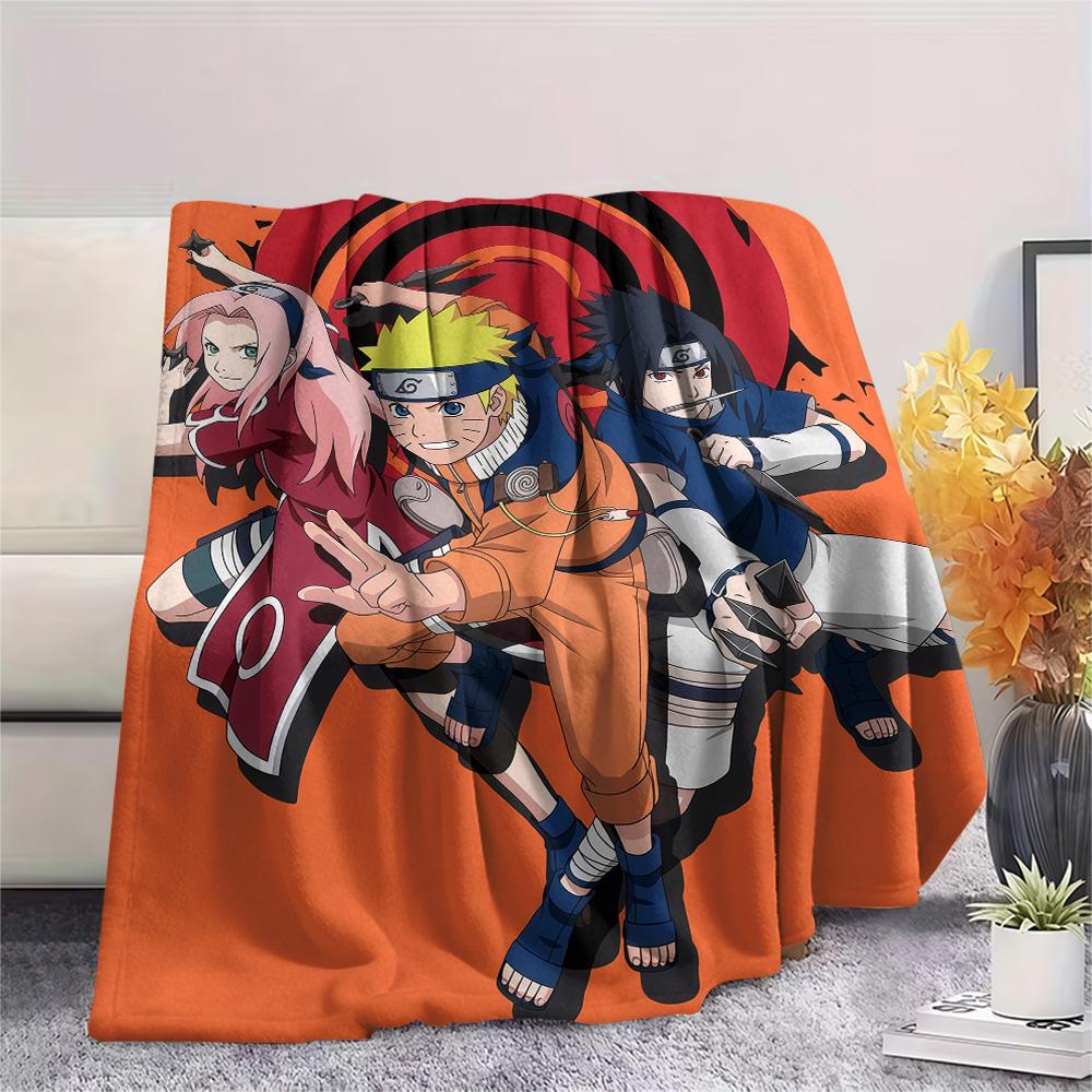 

Naruto Naruto Konoha Full Members Collection flannel blanket, soft flannel for daily home use, great gift 75x90cm