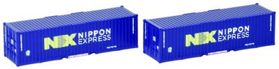 TOMYTEC TOMIX N Spur privater Containertyp NX Nippon Express Marine 2 Stück Eisenbahnmodell Zubehör 3309 U46A-30000
