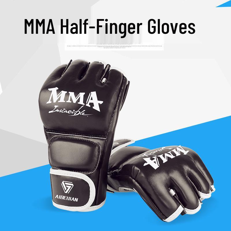 MMA Muay Thai Training Punching Half-Finger Gloves for Men & Women