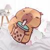 Boba Bear, Cute Drink Automatic Opening and Closing, 8 rib Structure Portable Umbrella, Suitable for Men and Women in All Seasons  Perfect G