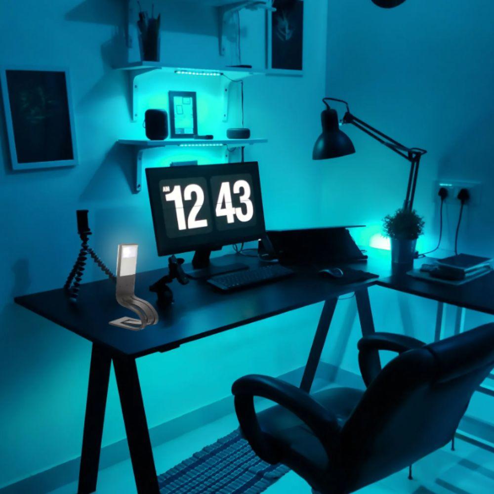 3-color Light Reading Light Clip 4 Gear Dimming Eye Protection Light Book Clip Light  Desktop Table