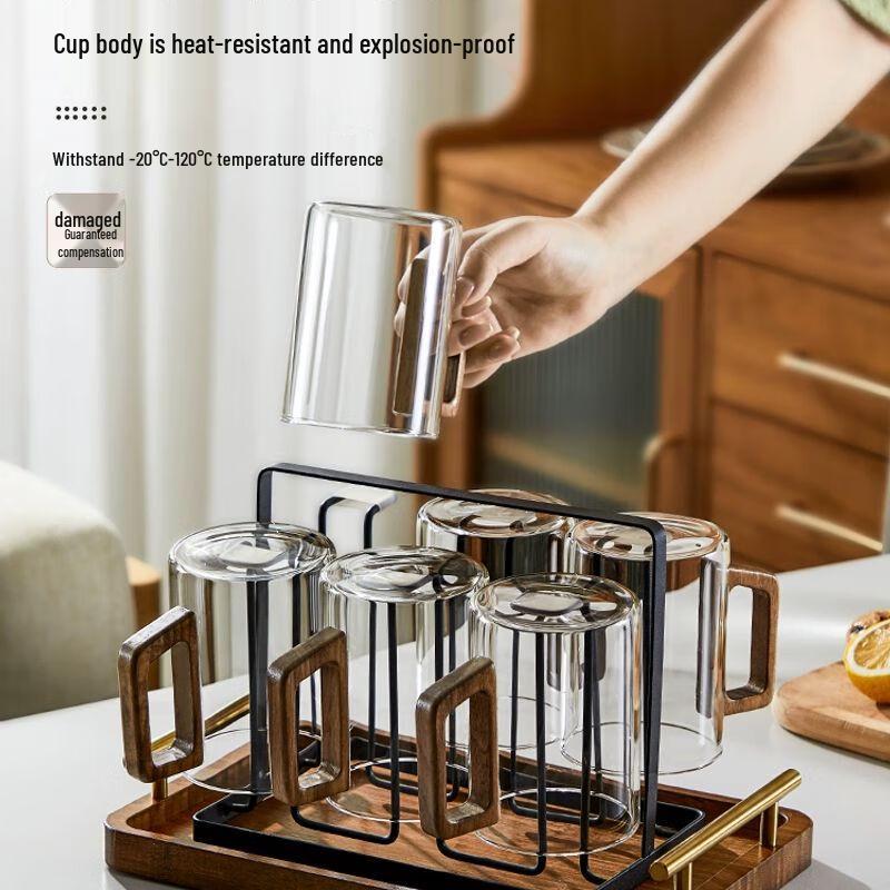 Jiakangming High Borosilicate Glass Cup Set