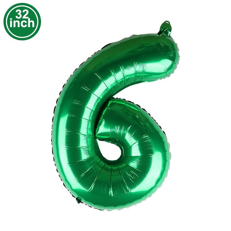 Multi Color Large Numbers 1 Balloon 32Inch 1 2 3 4 5 6 7 8 9 Birthday Ball Red Digit Bachelorette Balloons Figure Golob Balloons