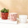 Creative Bear Silicone Mold For Resin Jewelry Making Easy Demolding Miniature Planter And Decorative Items Mould