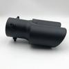 1PC Dual Outlet Exhaust Tip Chrome Stainless Steel Car Exhaust Muffler Tip Rear Tail Throat Car Accessories