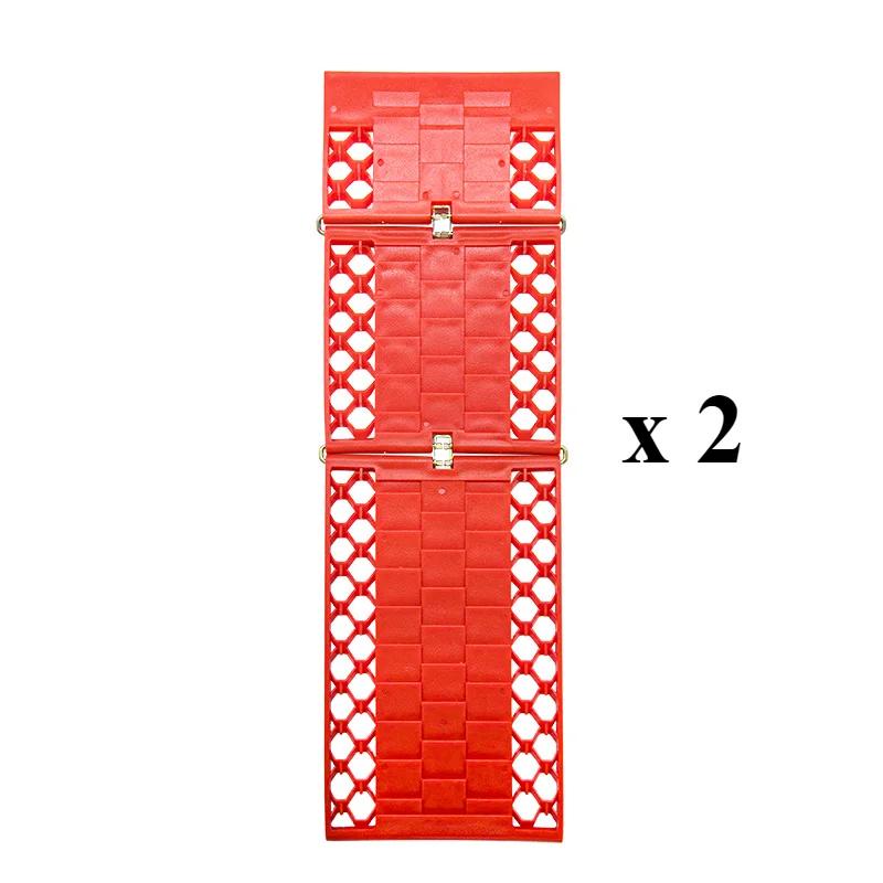 Essential 2pcs Collapsible Tire Traction Pads Reliable Car Escape Device for All Terrain Obstacles Snow Ice Mud Sand