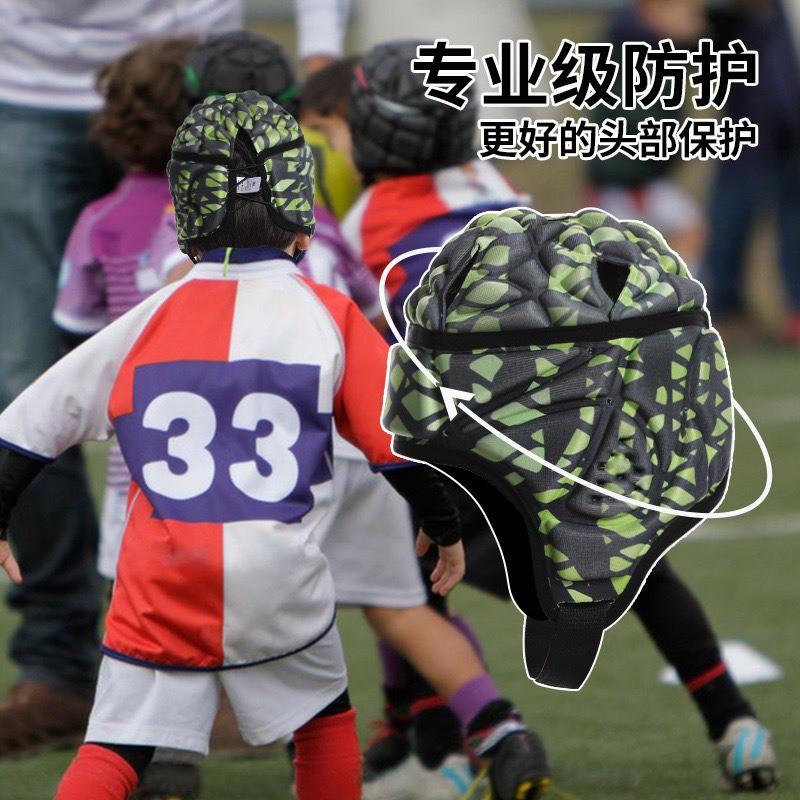 Kids Football Soccer Goalkeeper Head Protection Cap Training Safety Helmets Children Sports Headgear