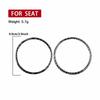 For SEAT Leon MK2 1P Cupra FR 2005—2012 Front Groove Sides Air Outlet Vent Panel / 3K Carbon Fiber+ Resin / 3mm Anti-Scratch