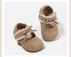 Frühling 2026 Baby Mädchen Schleife Weiche Sohle Leder Lauflernschuhe - Prinzessinnen Ballerinas