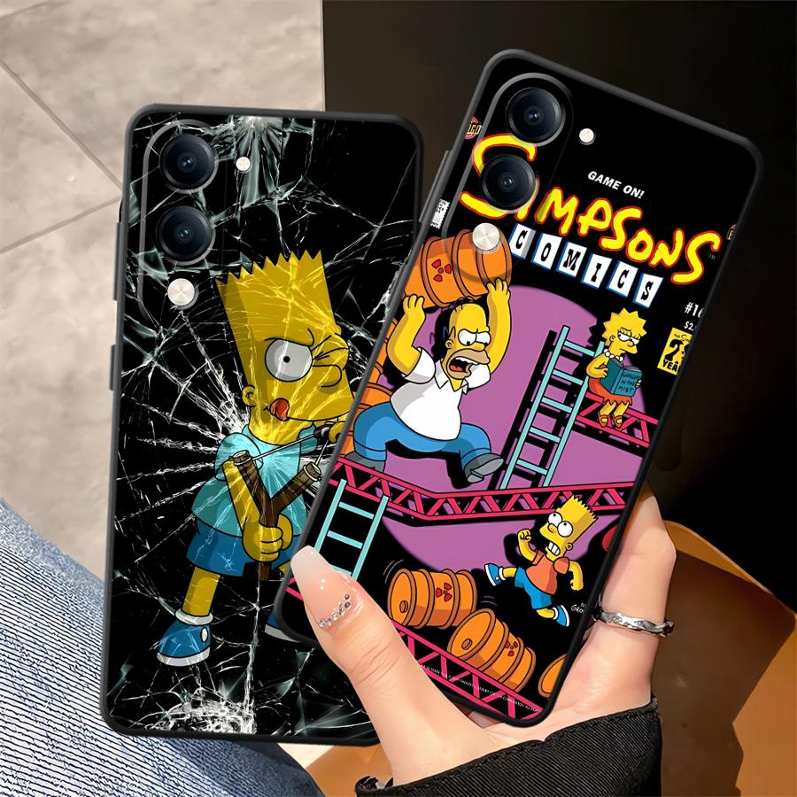 Case for Vivo Y31 Y36 Y27 Y16 Y17 Y12 Y15S Y33S Y35 Y19 Y22 Y30 Y02 Y11 Y20 Y21 Phone Cover Fun S-simpsons