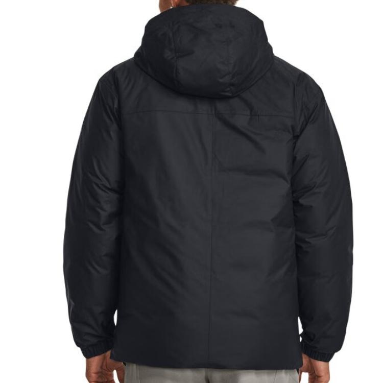Under Armour Jaqueta Curta de Treino Acolchoada ColdGear Infrared Masculina Roupa Exterior Preta 1378840-001