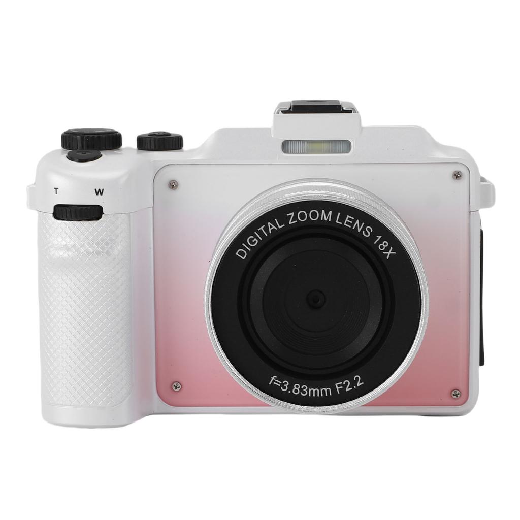 5K Digital Camera HD 80MP WiFi Front Rr Lens 18X Digital Zoom Vlog Camera Anti Shake with Hand Strap for Photography Video