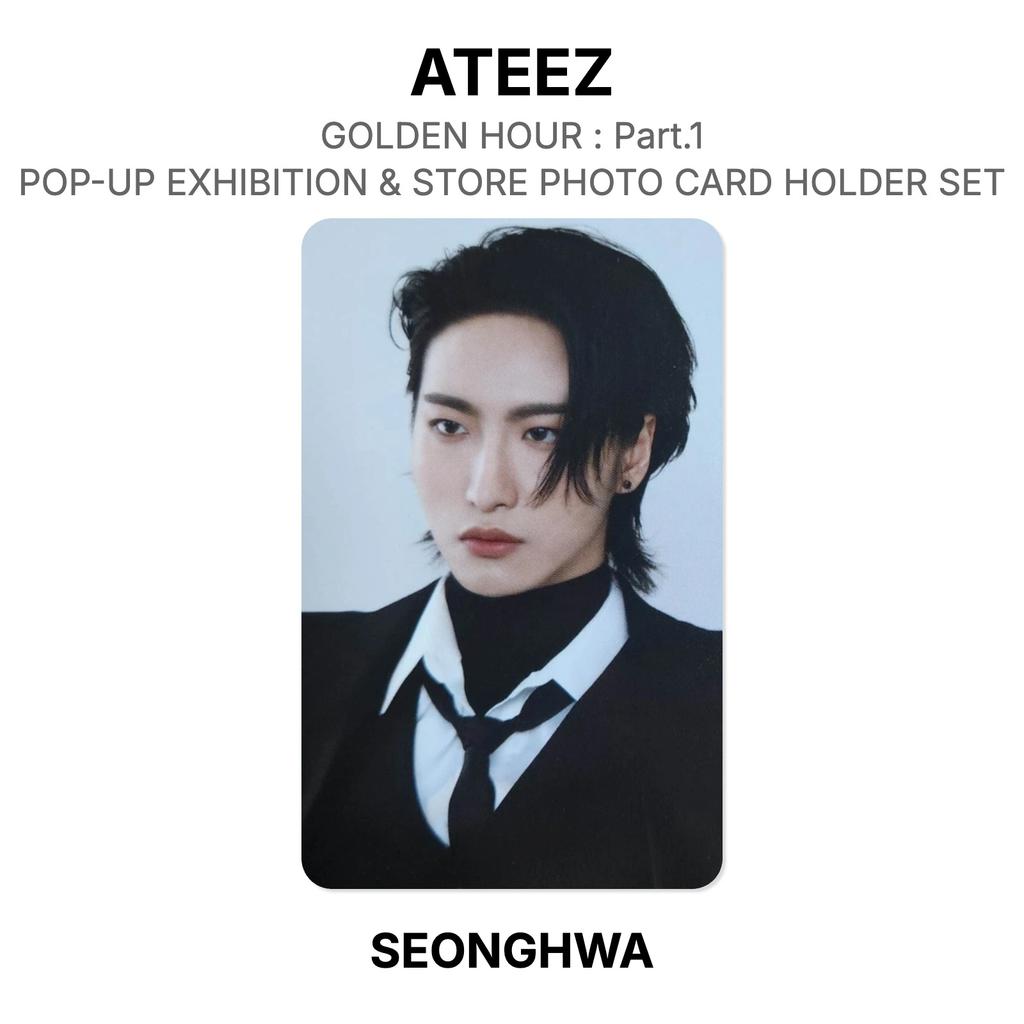 ATEEZ GOLDEN HOUR : Part.1 POP-UP EXHIBITION & STORE PHOTO CARD HOLDER SET Official Photocard