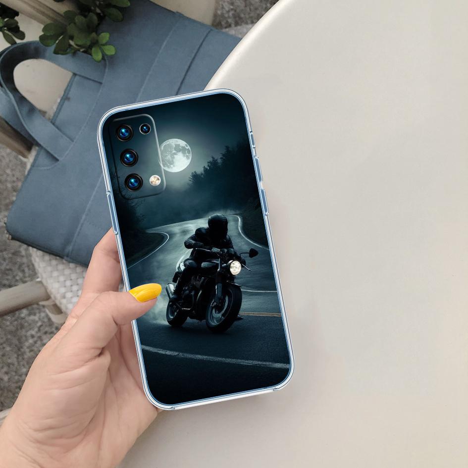 LO95 Motorcycle Racing Phone Case for Motorola Moto G40 G04 G05 One Ace Action  Fusion + Plus Hyper Macro Vision Zoom