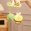 Cartoon Bee Hiding in Tree House Plush Toys Pendant Stuffed Foxtail Grass Bee Soft Tree Hole Plush Doll Pillow Birthday Gifts