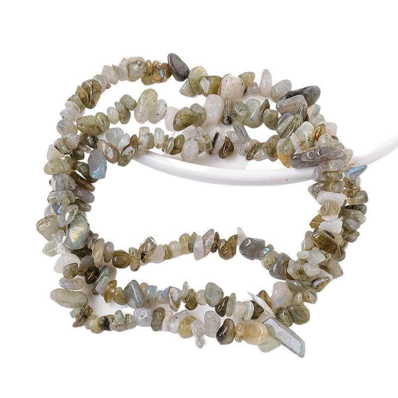 Naturweißes Pulver, gelber Amethyst-Bruchstein, Halbfertigprodukt, DIY, Farbige Kristallsteine, lose Perlen, Schmuckzubehör