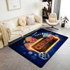 Retro Cinema 'MOVIE TIME' Theme Flannel-printed Floor Mats Are Slip-resistant Suitable for Living Room Bedroom Terrace Carpets