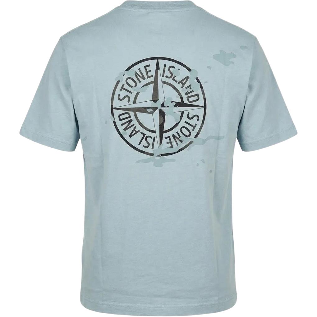 Stone Island Camouflage Compass Print Short Sleeve T-Shirt Men tops L1S152100001S0E14-V004A