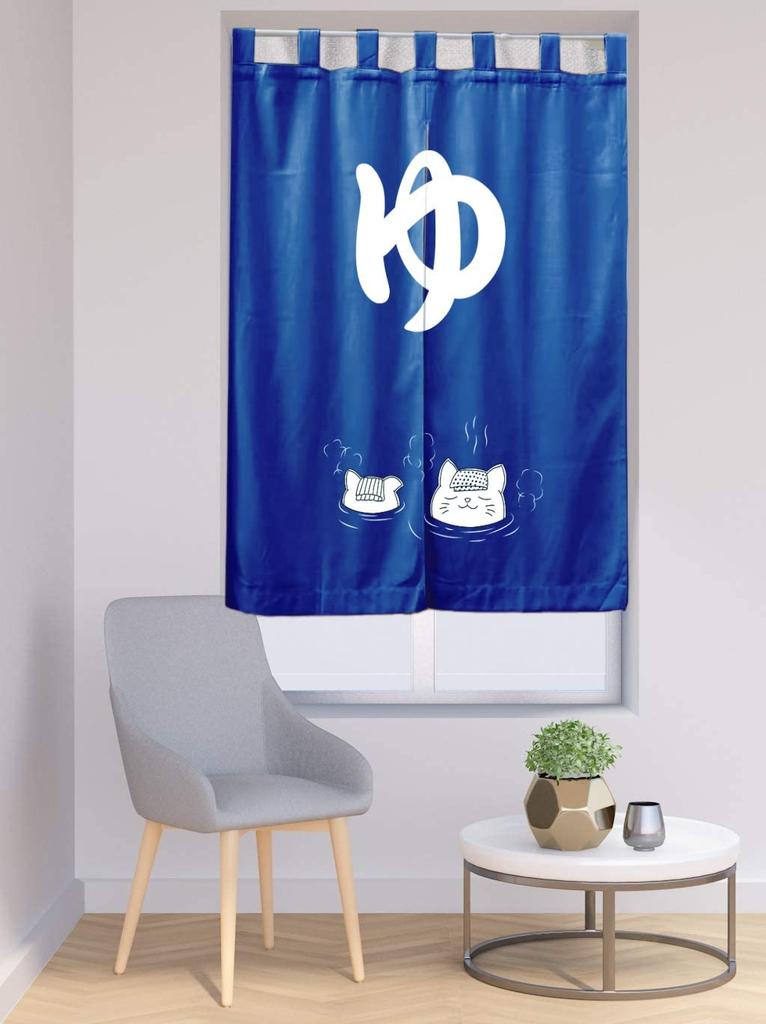 Banksy Noren Room Hard to Door Living Length 120cm x Width 60cm Curtain, Bath, Privacy, Long, Stylish, Divider, Blackout, Nordic, Noren, Easy, See,