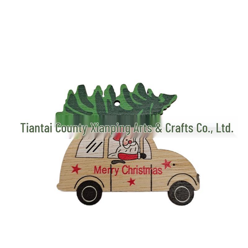 2024 Wooden Christmas Tree Desktop & Hanging Ornaments