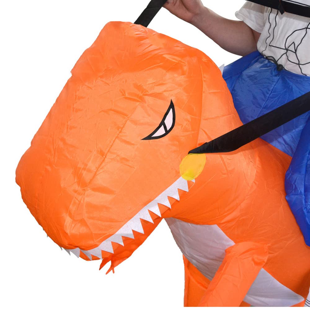 MUXIU Halloween Dinosaur Cosplay and Inflatable One Size Fits 4 Colors Available Costume, Green, Red, Orange, Blue, Costume, Fun, Pranks, Popular,
