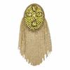 Zinc Zinc Alloy Tassel Epaulettes Rhinestone Shoulder Mark Classic Shoulder Board  Choir Performance