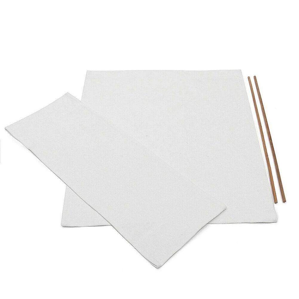 Tvättbart Stolssitsöverdrag Kit Regissörsstol Sitsbyte Kanvasöverdrag Strandstol Vikbart Överdrag (53*41,53*20) + 2 st Bambo