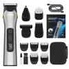 Waterproof electric shaver, household men's hair clipper, multi-functional electric nose hair trimmer set wholesale