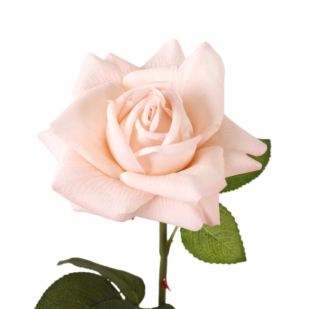 

Real Touch Artificial Rose Flower Handmade Realistic Faux Rose Branch 73cm Luxury Fake Flower Home Living Room Decor