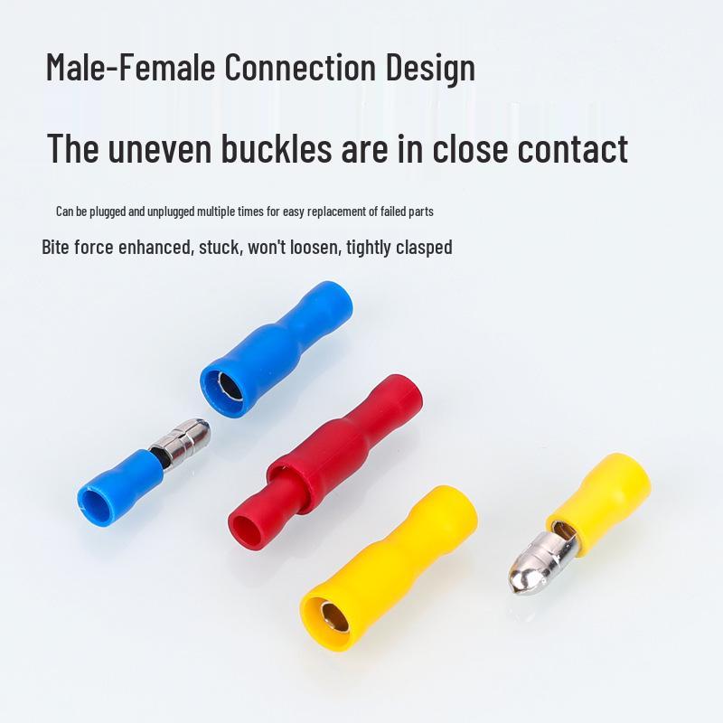 KT KST MPD1.25 Bullet-shaped Male Pre-insulated Crimp Terminal