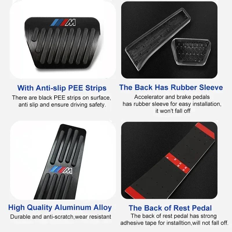 -Car Pedals Cover Brake Pedal Cover For BMW 5 Series X1 X3 X5 G30 G20 F10 F30 E90 E60 F15 E83 E84 G07 F48 G01 G02 G05 6GT G32 G6