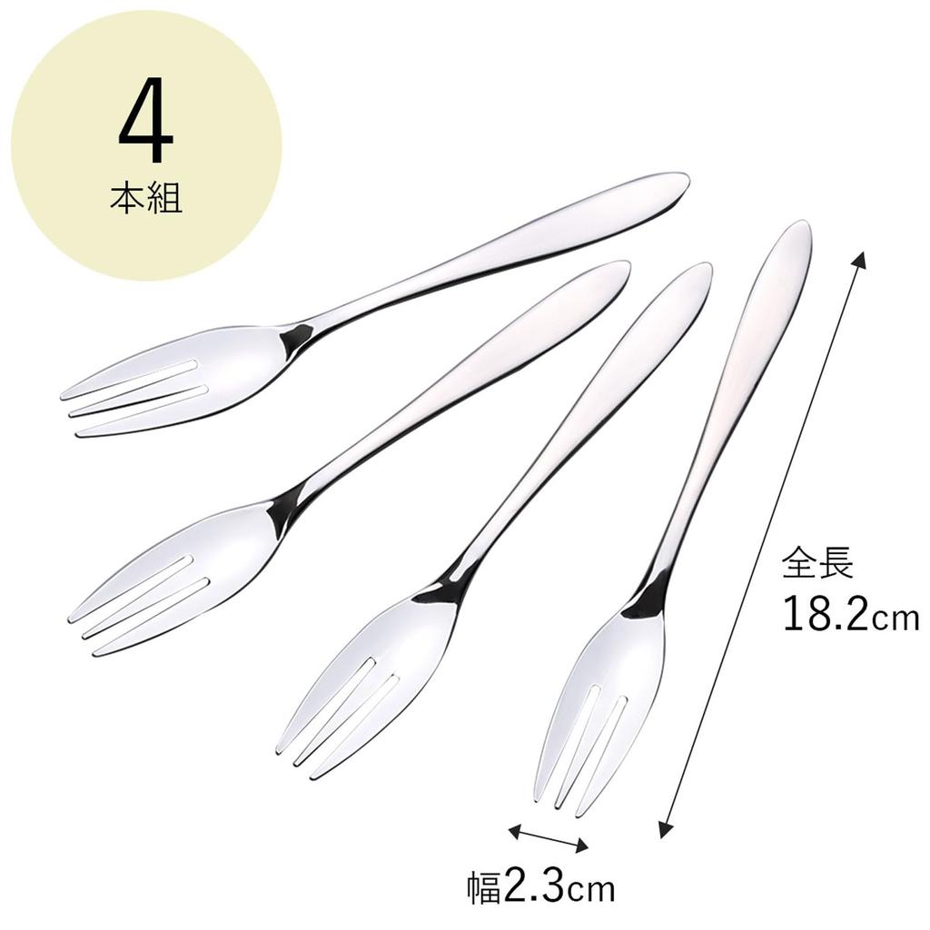 Shimomura Kihan Pasta Fork Set of 4 47554 Tsubame-Sanjo