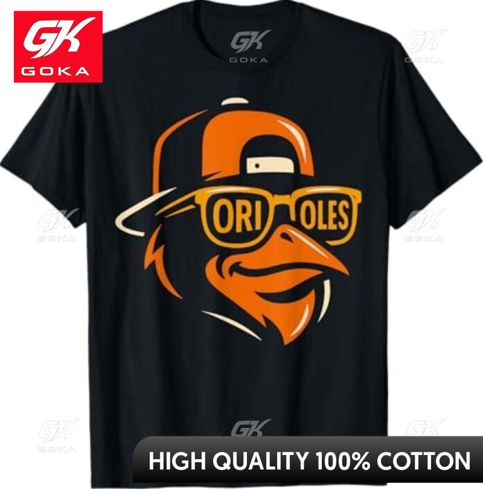 

Retro Orioles Name Love Style Animal Gifts for Unisex Women Kid Witty Slogan Graphic Tee Great for Summer S