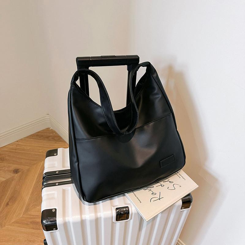 Trendy Street Style Large Capacity Tote Bag Fashion Simple Shoulder Bag 2023 Autumn New Small Batch Handbag