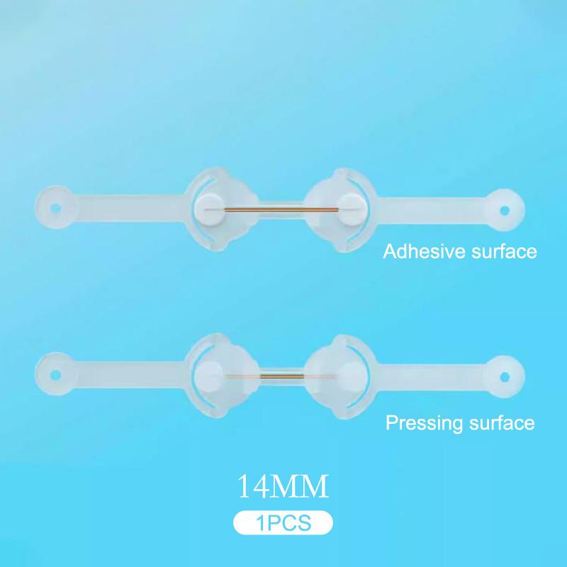 Ingrown Toenail Correction Tool with Elastic Patch Sticker Straightening Clip Brace - Toe Nail Treatment Pedicure Solution