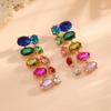 Colorful Multi Layer Chain Earrings Tassel Fashion Ear Jewelry for Women