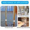 50Pcs AntiNail Protections Plate Shield Cable Wire Protector Plate Safety Nail Plate for Wood Studs Easy to Install