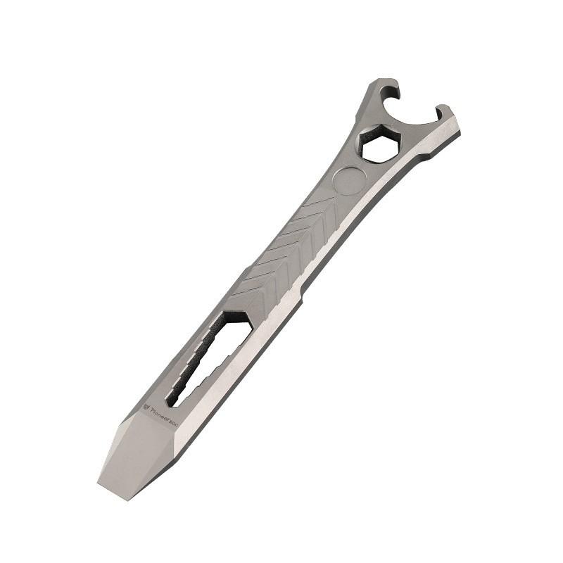 Titanium Multi-Tool EDC Pry Bar Outdoor Survival Camping Bottle Opener Hex Wrench