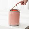 Creative Desktop Trash Home Press Type Elastic Lid Mini Bedside With Lid Storage Bin Kitchen Bathroom Garbage Basket Supplies