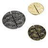 Chinese Style Gold Auspicious Cloud Half-Round Drawer Handles
