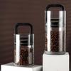 Coffee Beans Vacuum Sealed Tanks Kitchen Food Storage Clear Glass Container Tea Moisture-proof Canister Home Fresh Keeping Cans 3