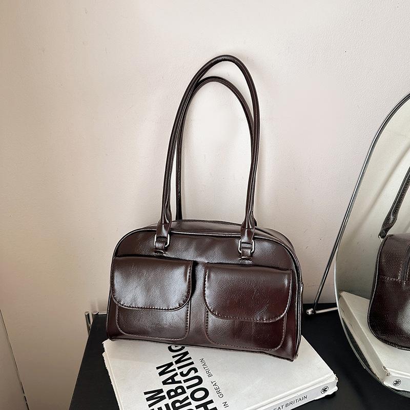 

High-texture commuter pillow bag women s new fashionable versatile shoulder underarm bag simple versatile handbag