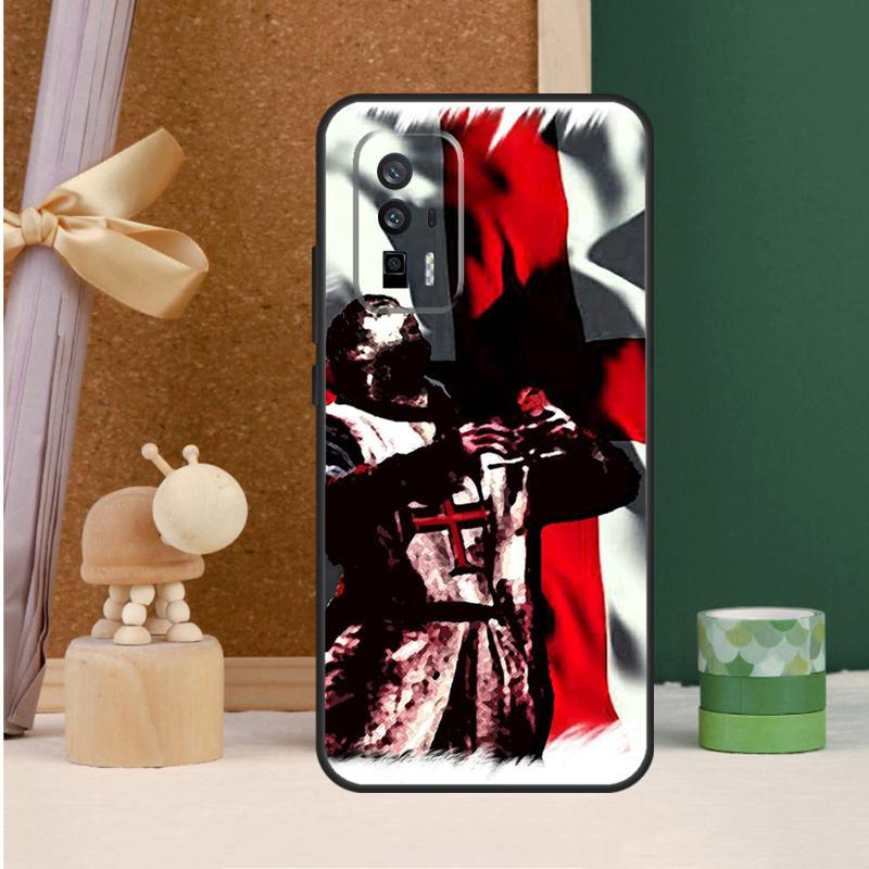 

Knights Templar Coat of Arms Case For Xiaomi 13 14 Ultra 13T 12T 11T 12 Lite POCO X6 M6 Pro X3 X4 X5 F3 F4 M5s F5 Cover Xiaomi 14 Ultra
