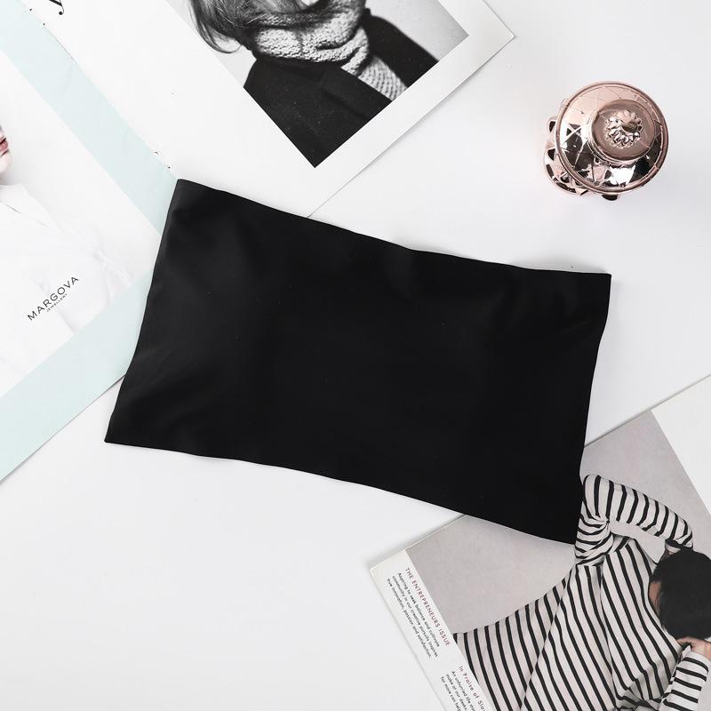 

Женский бесшовный топ-труба из шелка Ice Silk без бретелек: Удобная спортивная одежда, защищающая от воздействия окружающей среды One size