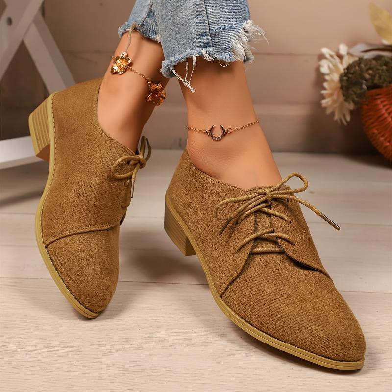 Leopard Print Shoes - Brown Black Animal Pattern Round Toe with Lace-Up Closure Non-Slip Rubber Sole - All-Season Formal Casual Footwear for Everyday