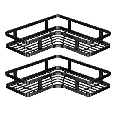 Corner Wall-Mounted Bathroom and Kitchen Storage Rack