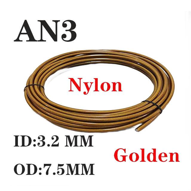 AN3 Motorrad Auto Hydraulischer Bremschlauch Automobil Racing Nylon PTFE Stahlgewebe Kupplung Universell Scheibenbremse Ölleitung 1/8