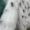 New Leopard Spot 100% Real Fur Small Milk Leopard Raccoon Fur Coat Women's Fox Fur Coat Young Style Tops