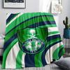 1Pc AL AHLI Print Flannel Blanket High Quality Warm Comfortable Cover for All Seasons Perfect for Gifts Home Decor