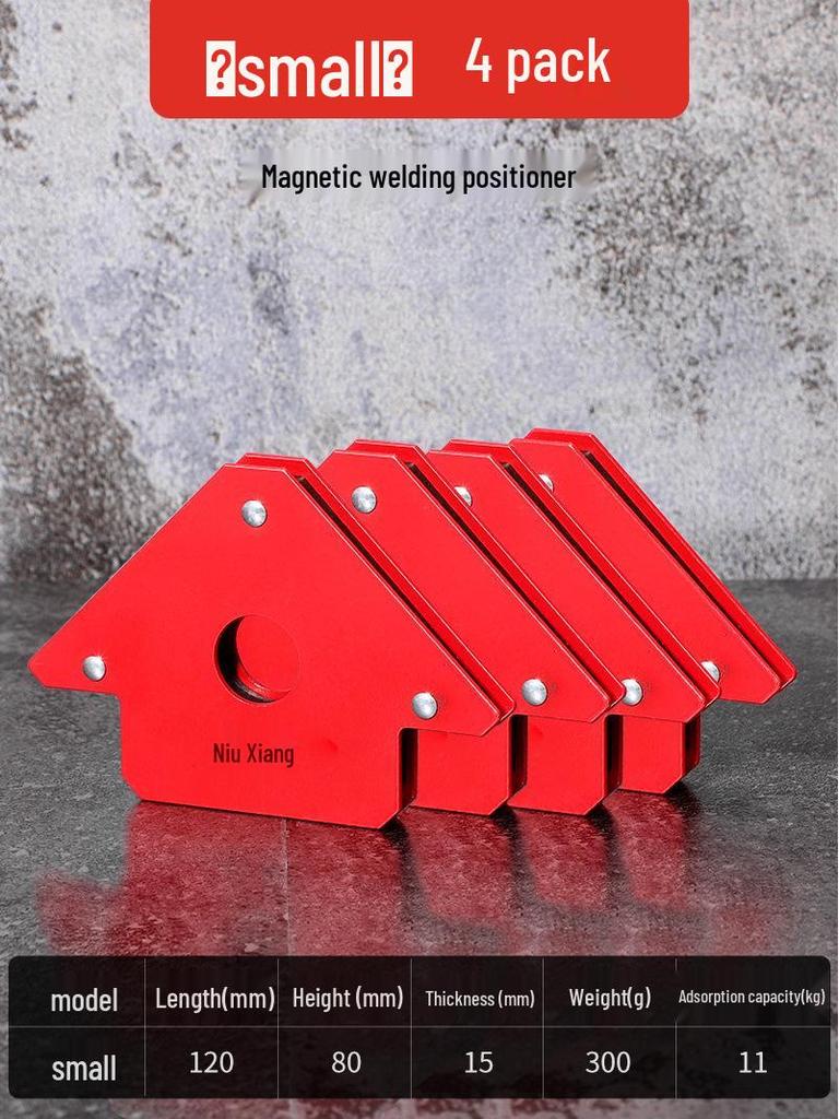 Multi-Angle Magnetic Welding Fixator: 90° Right Angle Triangle Positioning Tool